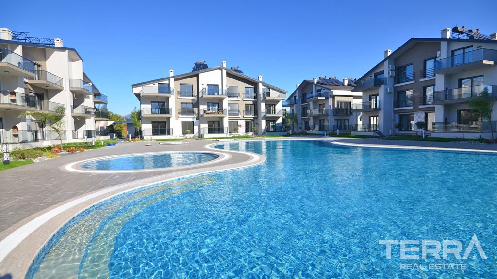 Familienapartment mit großem Pool in der Stadt Fethiye - 23159