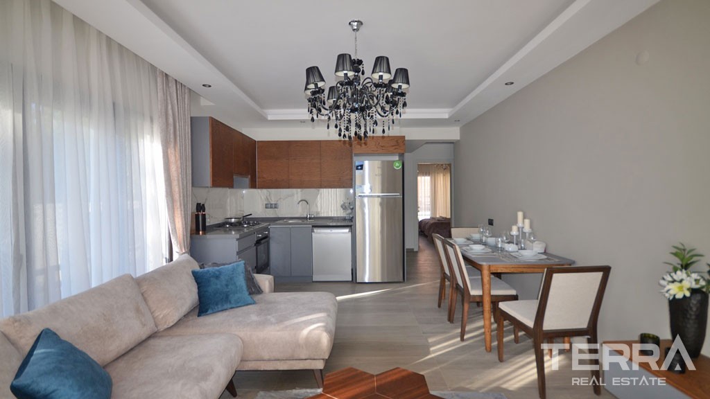 Familienapartment mit großem Pool in der Stadt Fethiye - 23160