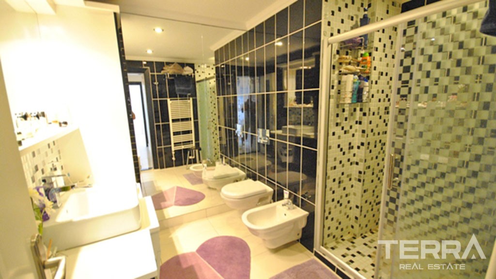 Fully Furnished Duplex Apartment Close to the Sea in Kemer - 23179