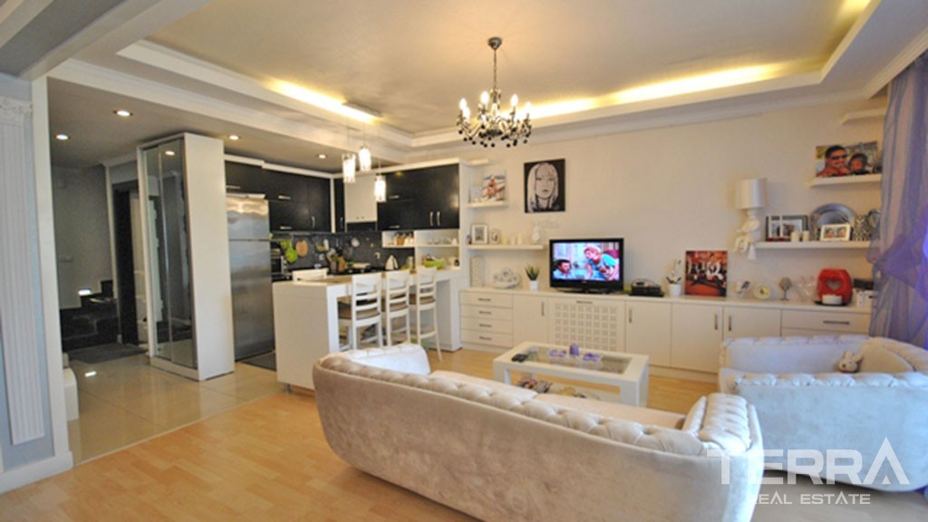 Fully Furnished Duplex Apartment Close to the Sea in Kemer - 23180