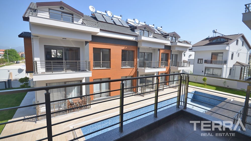 Key-ready Duplex Flat Only 400 m to the Beach in Çalış Fethiye - 23227