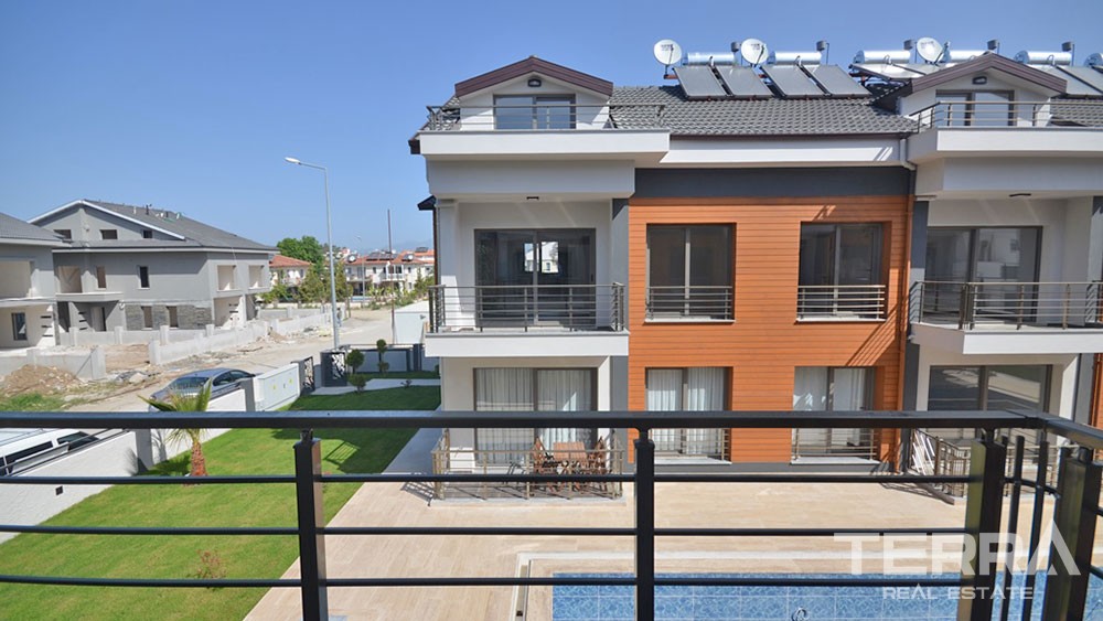 Key-ready Duplex Flat Only 400 m to the Beach in Çalış Fethiye - 23228