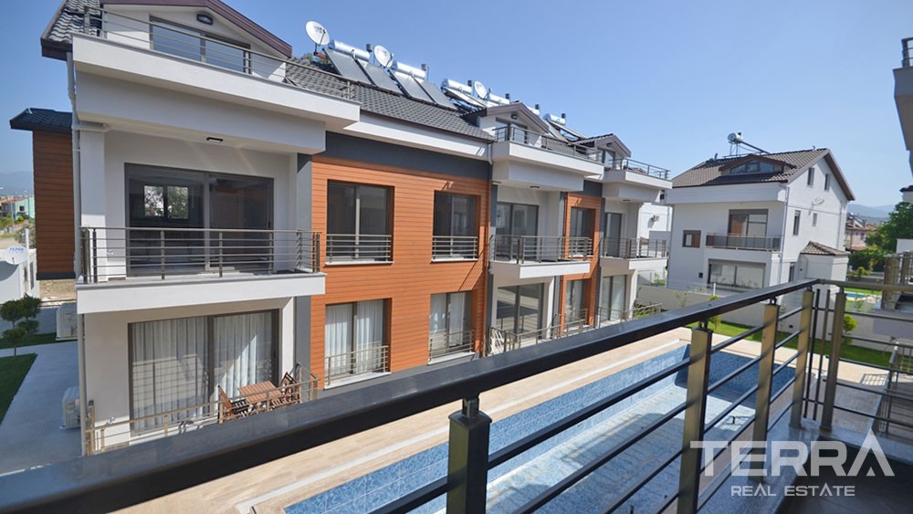 Key-ready Duplex Flat Only 400 m to the Beach in Çalış Fethiye - 23229