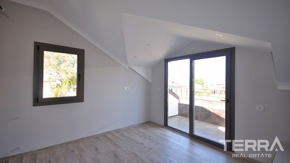 Key-ready Duplex Flat Only 400 m to the Beach in Çalış Fethiye - 23235
