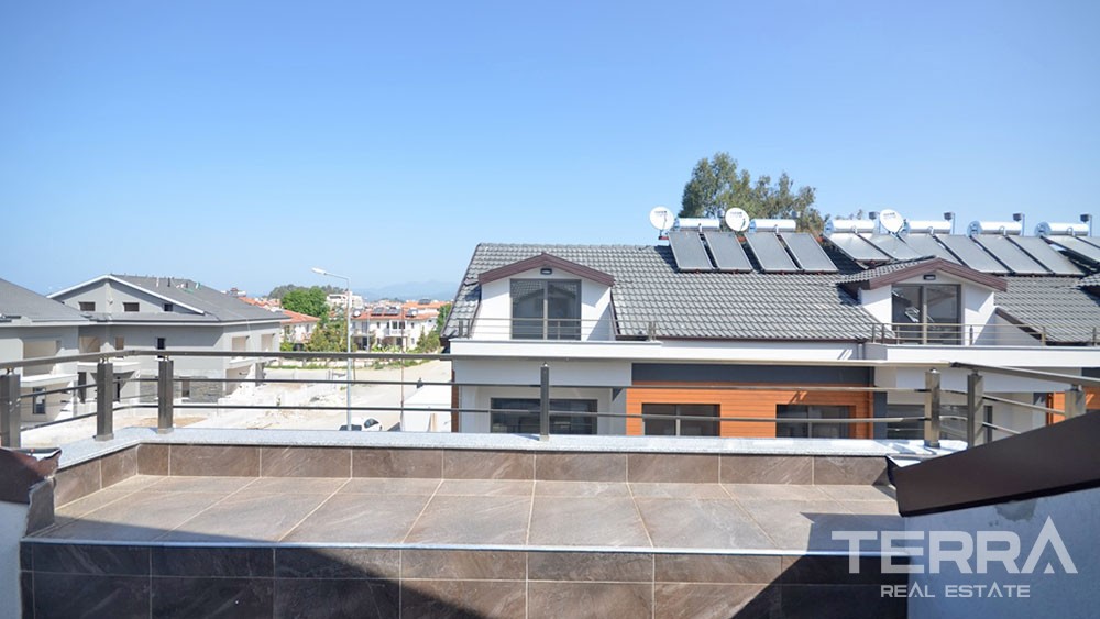 Key-ready Duplex Flat Only 400 m to the Beach in Çalış Fethiye - 23239