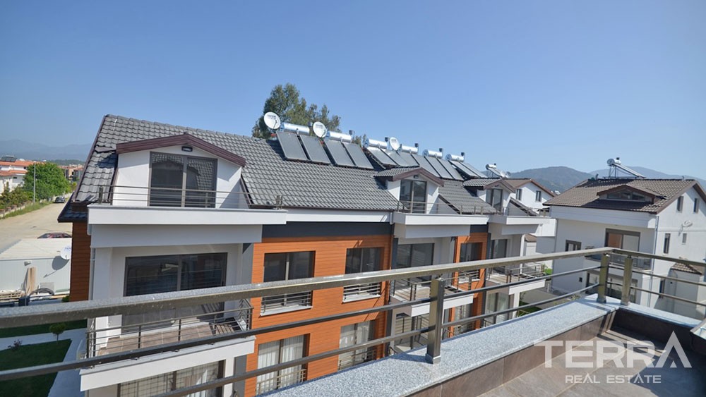 Key-ready Duplex Flat Only 400 m to the Beach in Çalış Fethiye - 23240