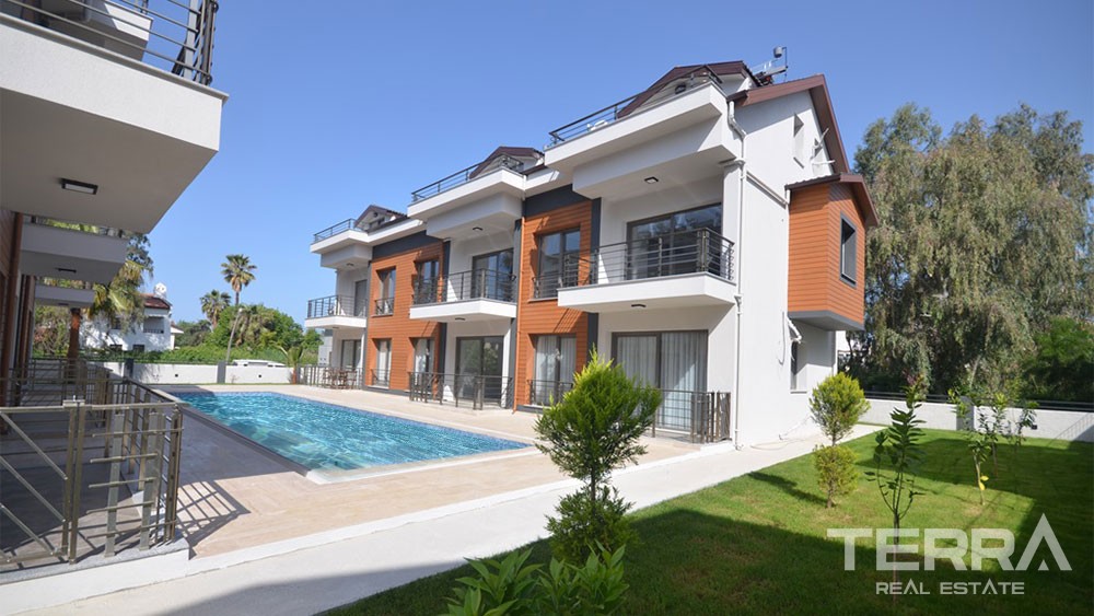 Key-ready Duplex Flat Only 400 m to the Beach in Çalış Fethiye - 28382