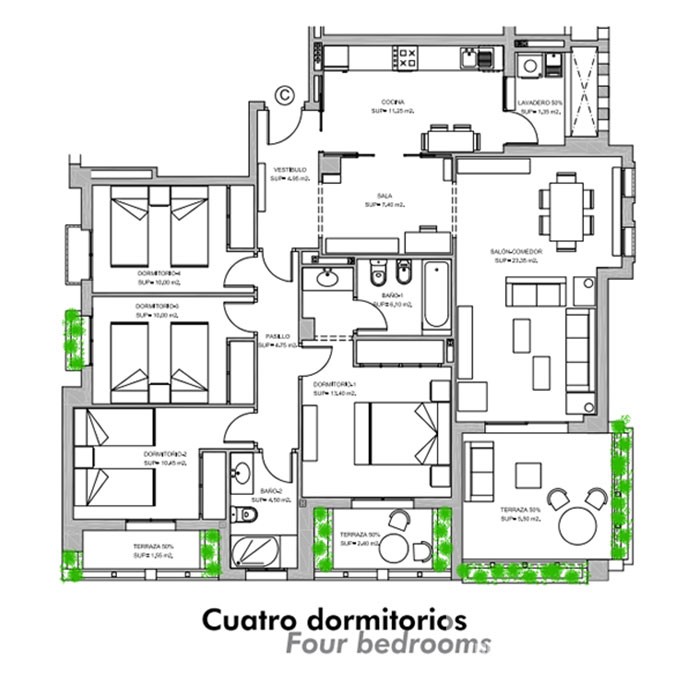 Key-ready Apartments Close to All Amenities in Benalmádena Málaga - 23319