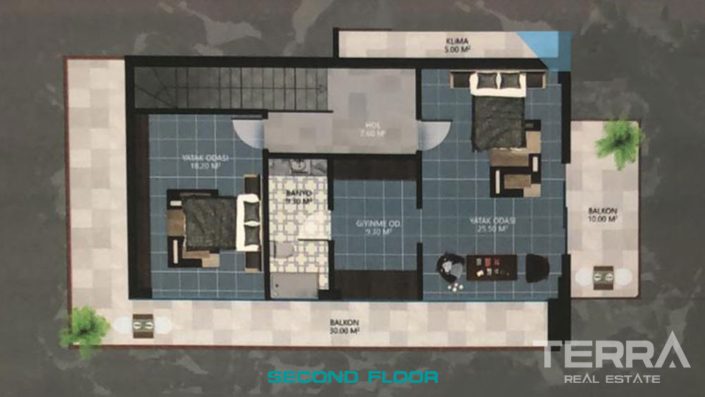 Exclusive Sea View Villas with Private Infinity Pool in Alanya Tepe - 57749