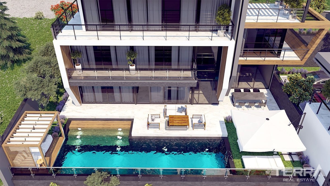 Exclusive Sea View Villas with Private Infinity Pool in Alanya Tepe - 23540