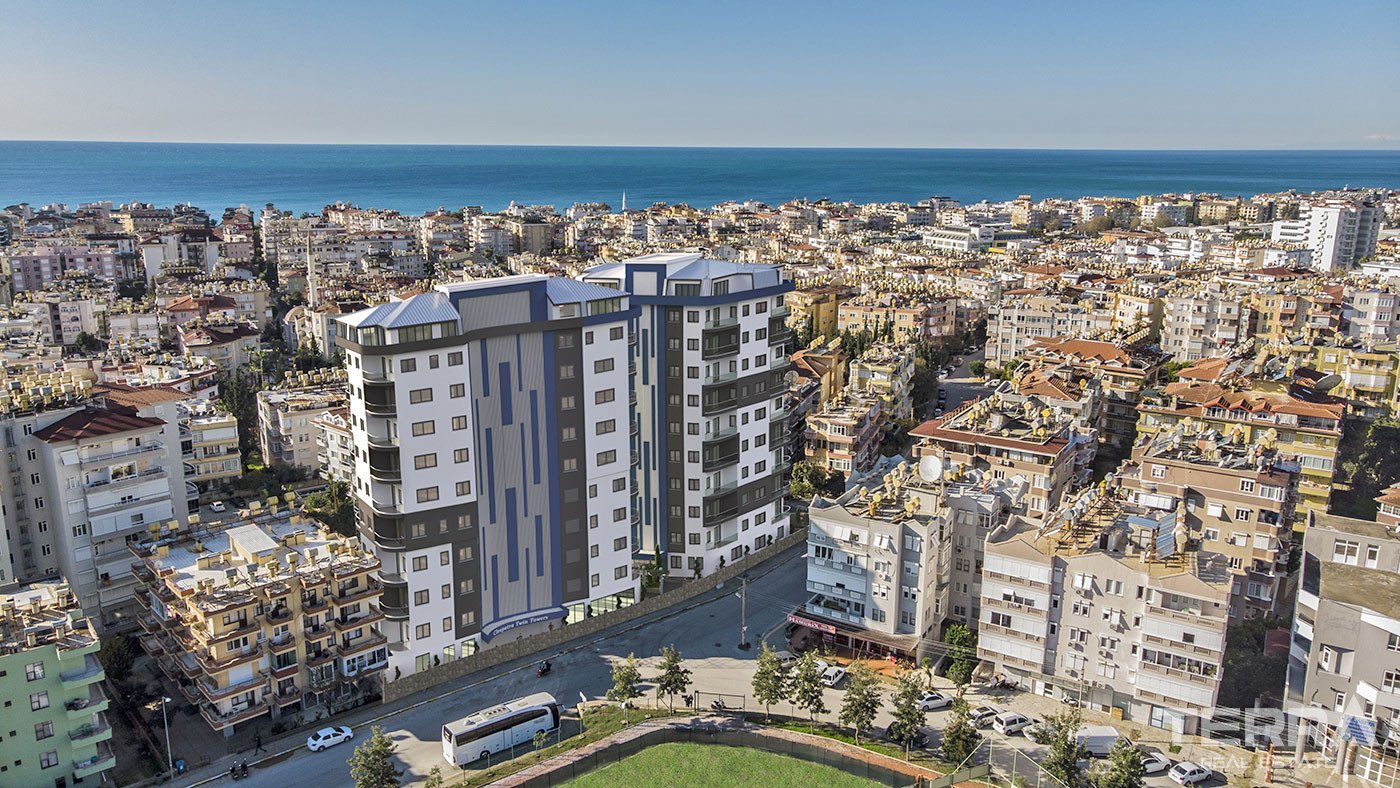 New Apartments for Sale in Alanya City Center near Cleopatra Beach