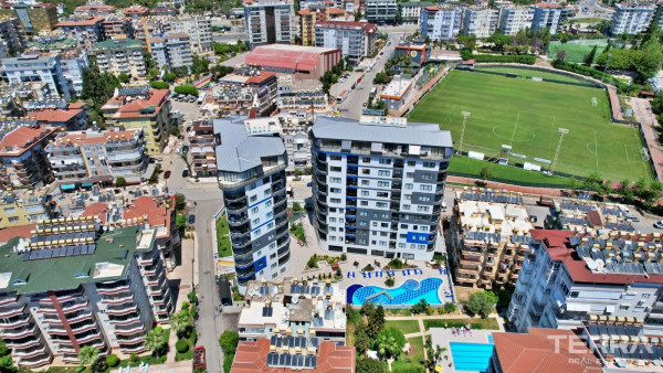 Przestronne apartamenty w Alanyi, centrum, blisko plaży Kleopatry
