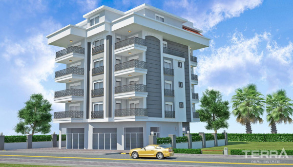 Apartements Neufs Dans le Centre-ville d'Alanya à Prix Abordables