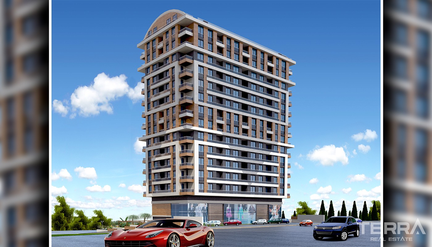 High Class Apartments Close to Social Amenities in Kepez Antalya - 23935
