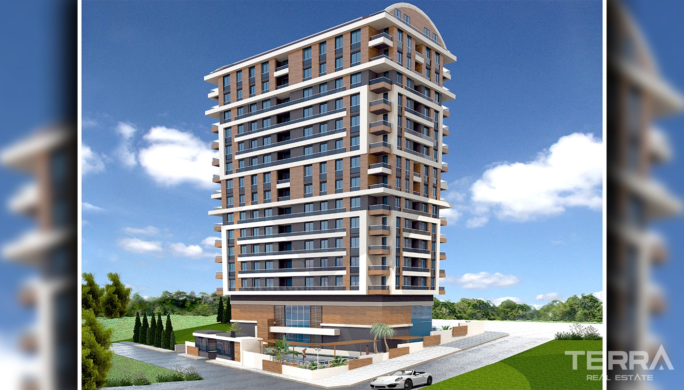 High Class Apartments Close to Social Amenities in Kepez Antalya - 23936