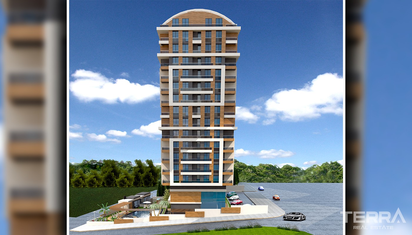 High Class Apartments Close to Social Amenities in Kepez Antalya - 23937