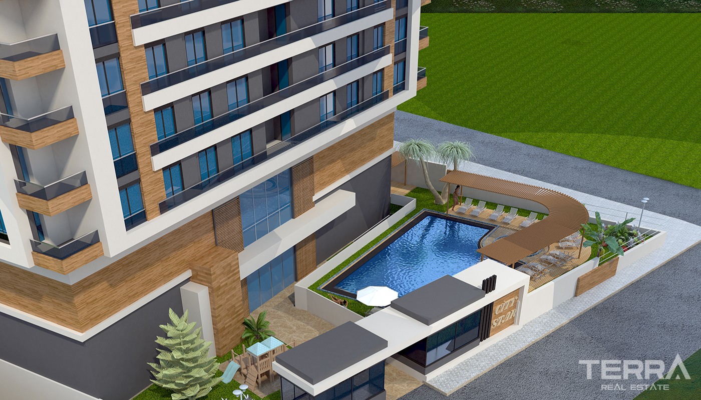 High Class Apartments Close to Social Amenities in Kepez Antalya - 23938
