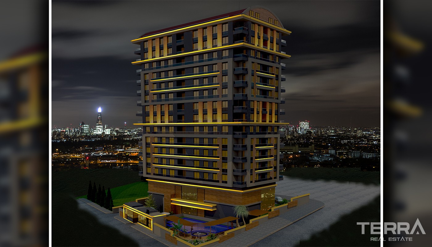 High Class Apartments Close to Social Amenities in Kepez Antalya - 23939