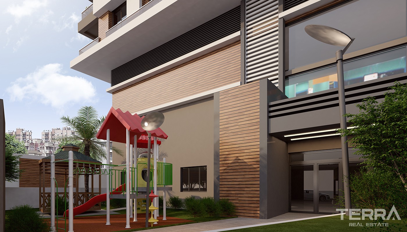 High Class Apartments Close to Social Amenities in Kepez Antalya - 23942