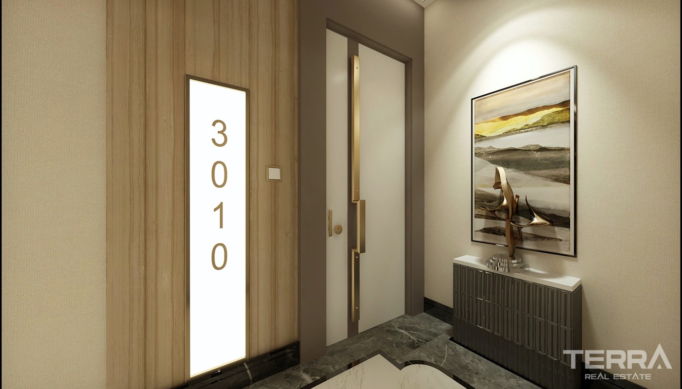 High Class Apartments Close to Social Amenities in Kepez Antalya - 23957