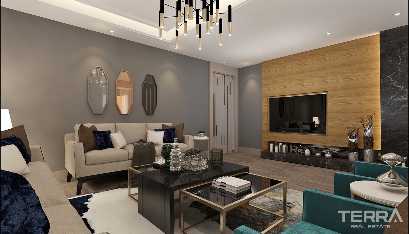High Class Apartments Close to Social Amenities in Kepez Antalya - 23958