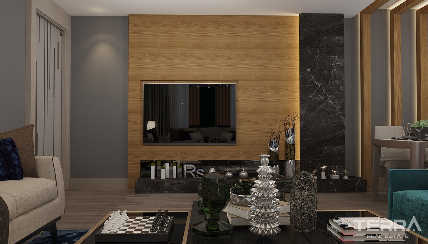 High Class Apartments Close to Social Amenities in Kepez Antalya - 23963