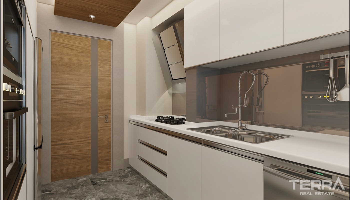 High Class Apartments Close to Social Amenities in Kepez Antalya - 23965