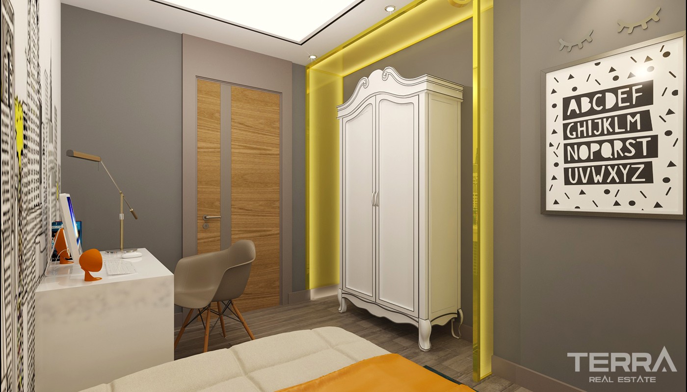 High Class Apartments Close to Social Amenities in Kepez Antalya - 23968