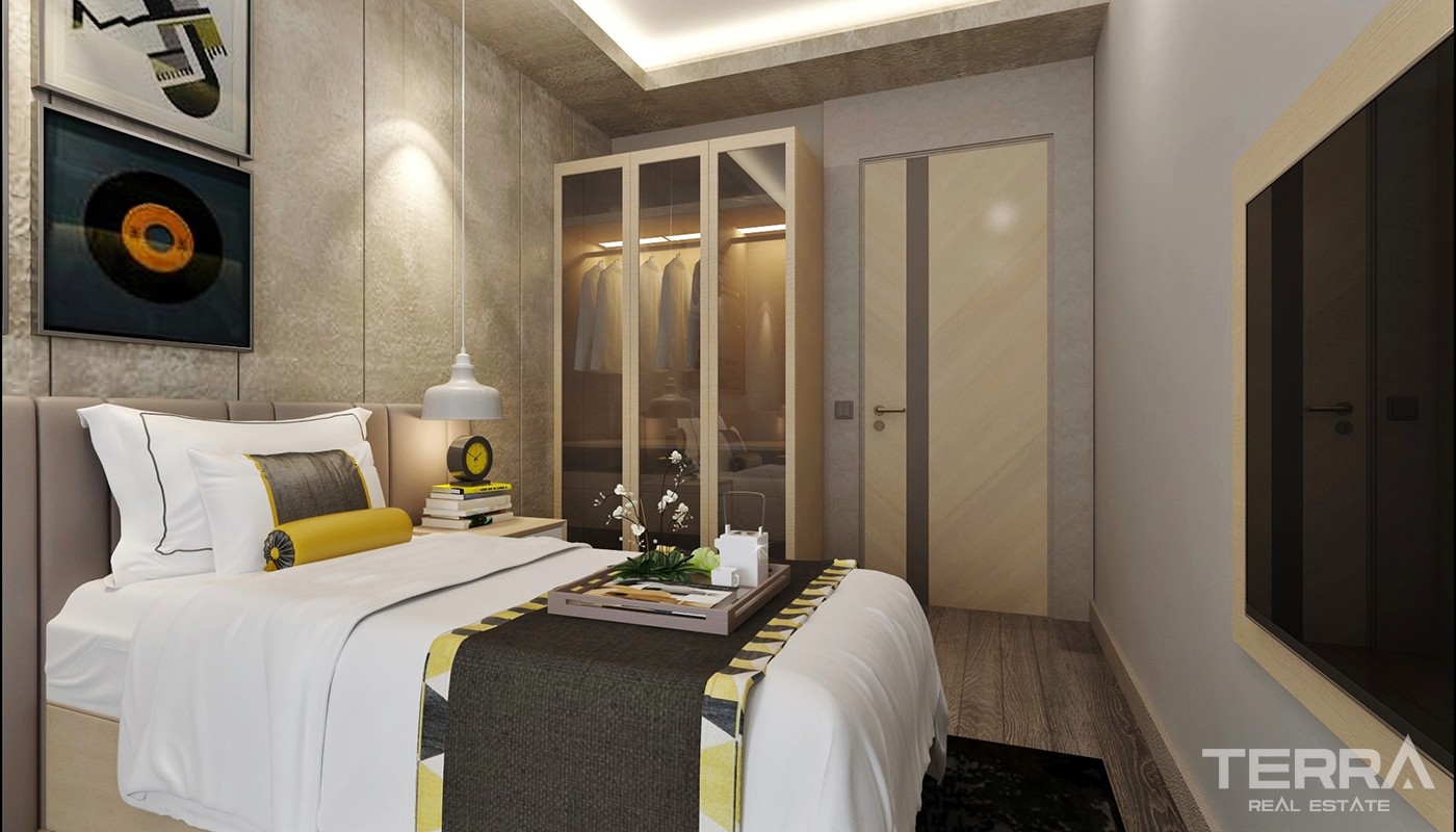 High Class Apartments Close to Social Amenities in Kepez Antalya - 23970