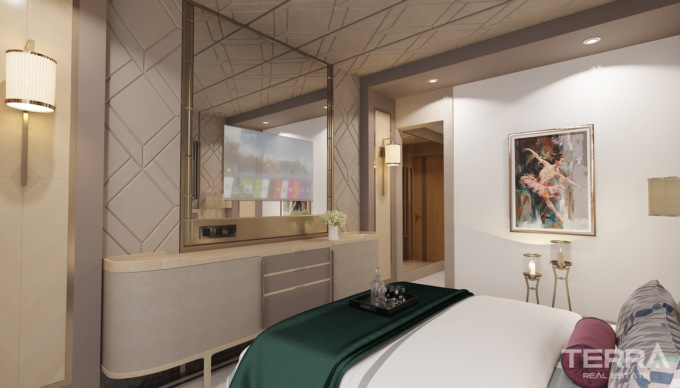 High Class Apartments Close to Social Amenities in Kepez Antalya - 23972