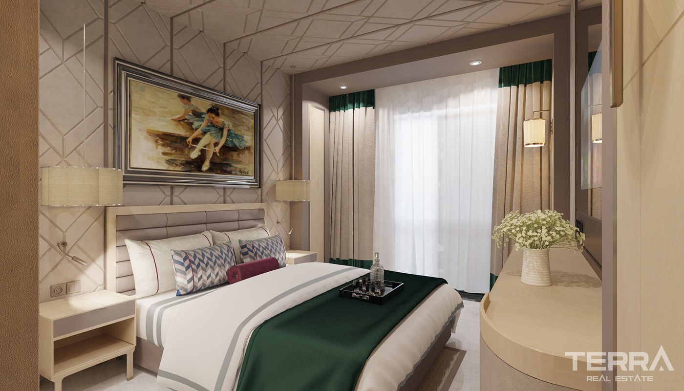 High Class Apartments Close to Social Amenities in Kepez Antalya - 23973