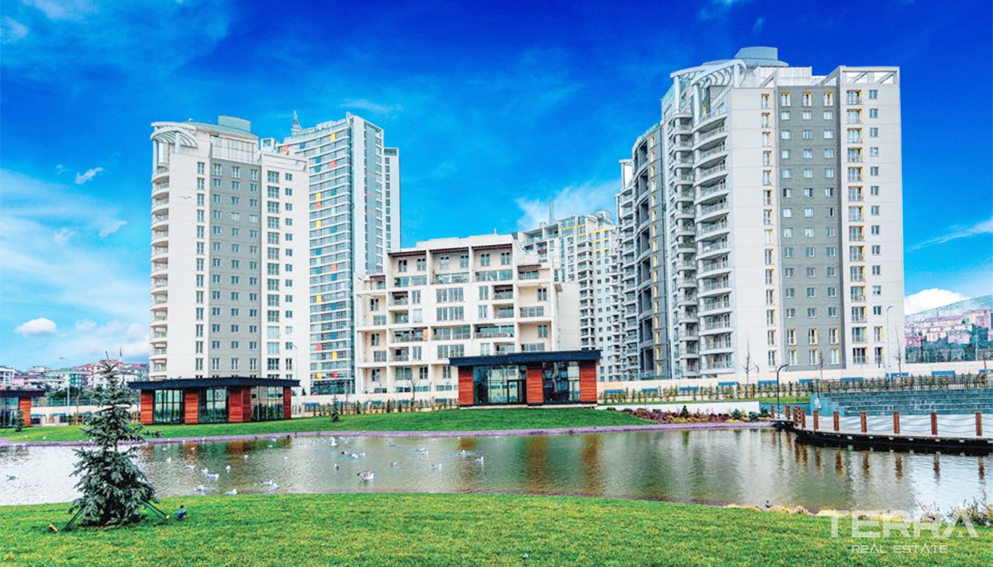 Sea and Islands View Istanbul Apartments in Nuvo Dragos in Maltepe - 24064