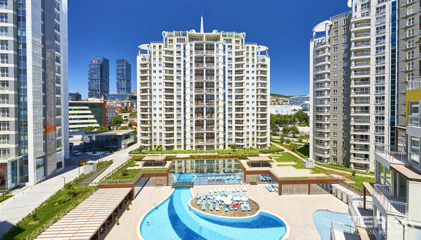 Sea and Islands View Istanbul Apartments in Nuvo Dragos in Maltepe - 24065