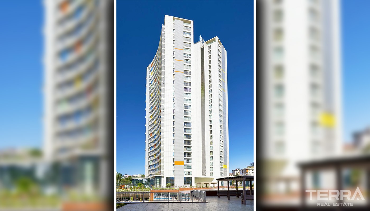 Sea and Islands View Istanbul Apartments in Nuvo Dragos in Maltepe - 24067