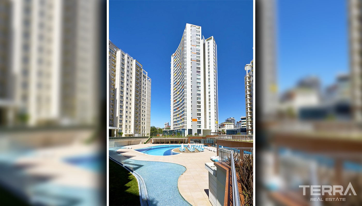 Sea and Islands View Istanbul Apartments in Nuvo Dragos in Maltepe - 24070