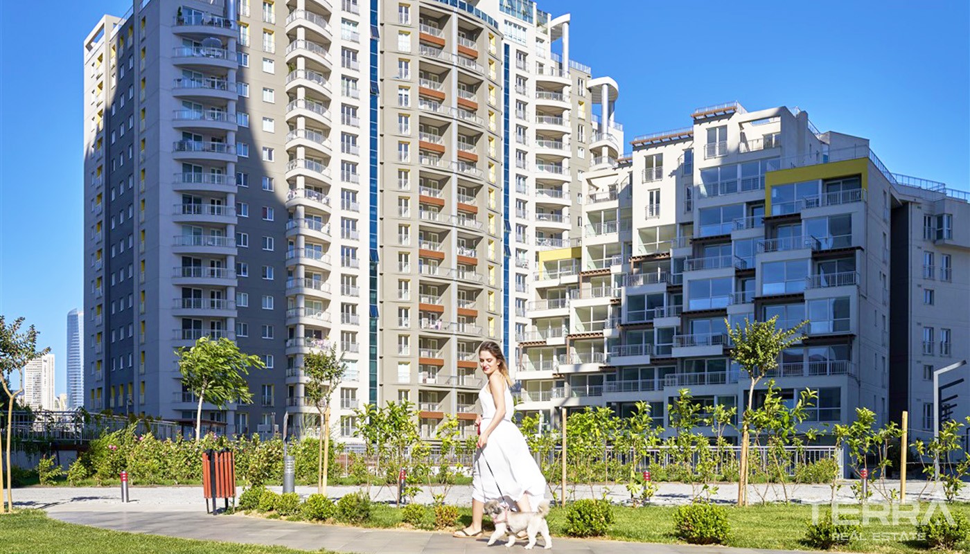 Sea and Islands View Istanbul Apartments in Nuvo Dragos in Maltepe - 24071