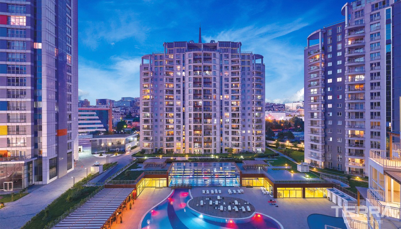 Sea and Islands View Istanbul Apartments in Nuvo Dragos in Maltepe - 24082