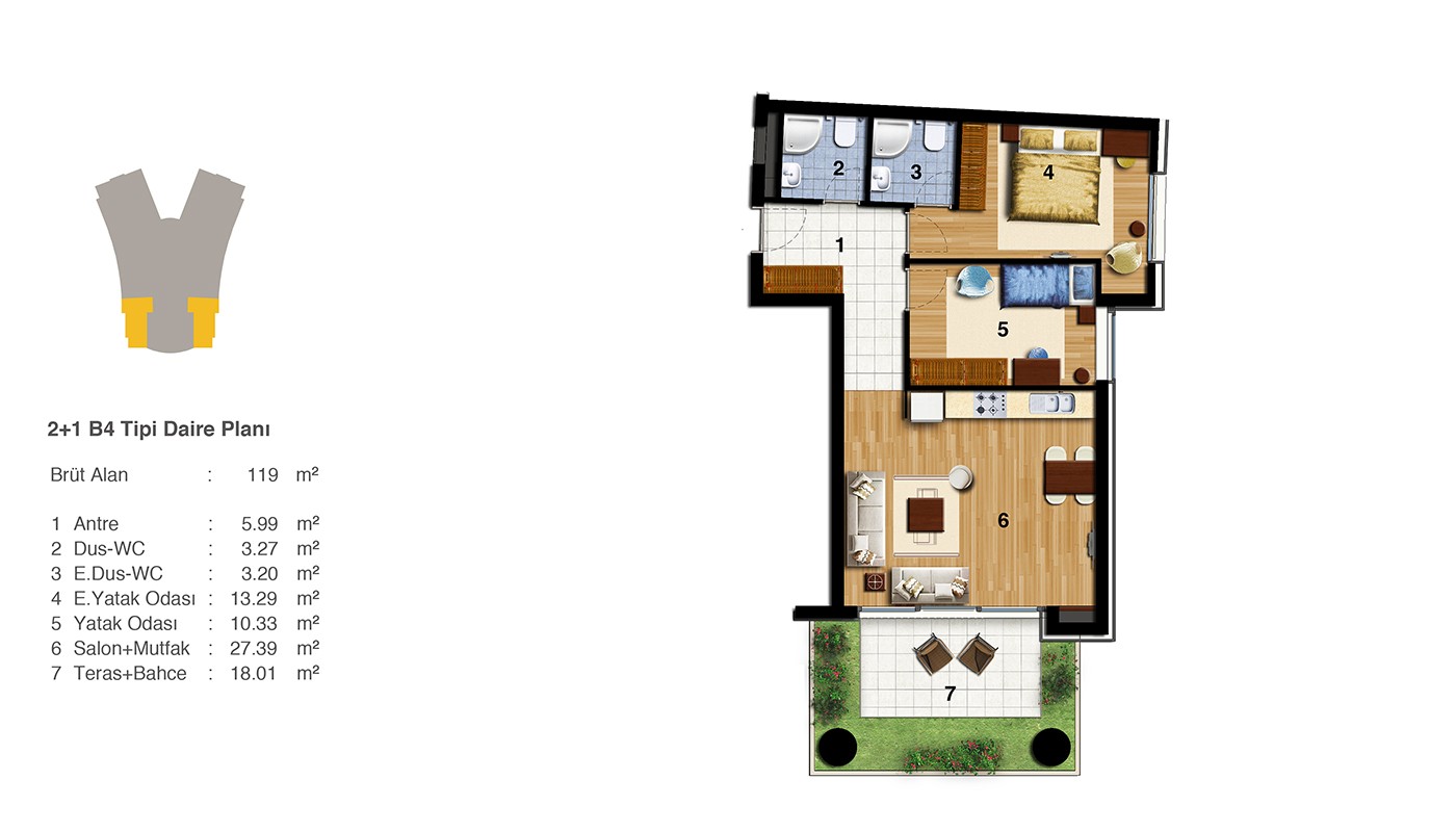 Sea and Islands View Istanbul Apartments in Nuvo Dragos in Maltepe - 24088