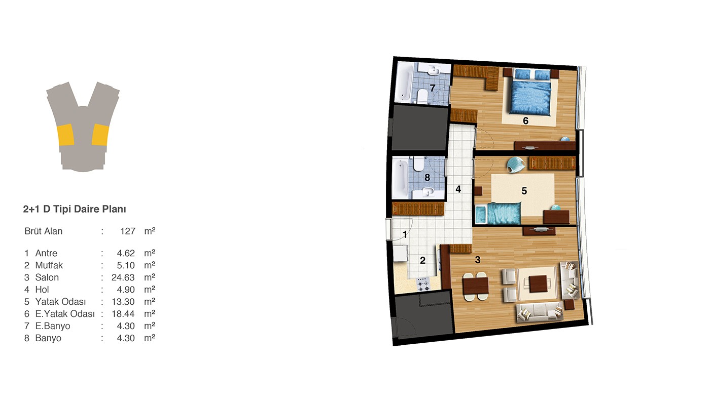 Sea and Islands View Istanbul Apartments in Nuvo Dragos in Maltepe - 24090