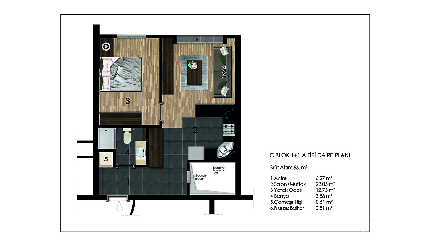 Sea and Islands View Istanbul Apartments in Nuvo Dragos in Maltepe - 24096