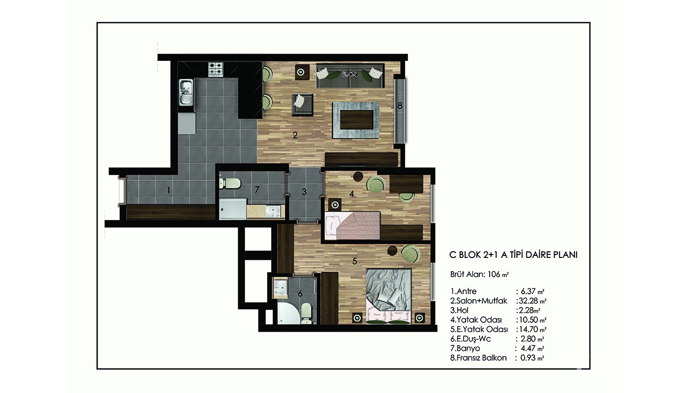 Sea and Islands View Istanbul Apartments in Nuvo Dragos in Maltepe - 24098