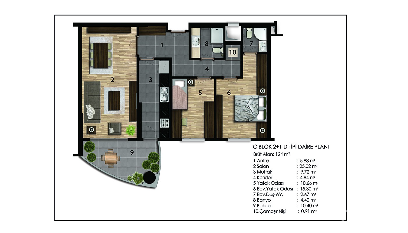 Sea and Islands View Istanbul Apartments in Nuvo Dragos in Maltepe - 24105