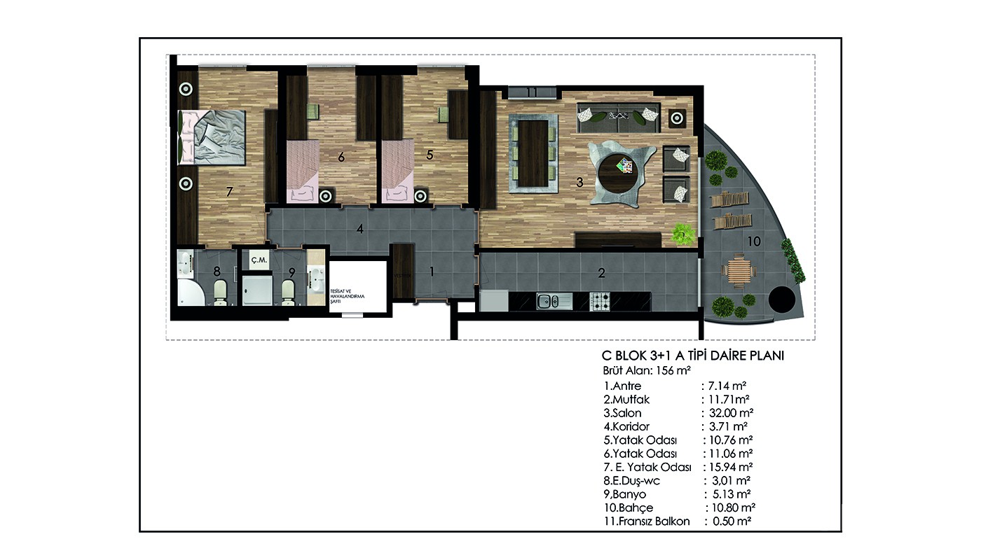 Sea and Islands View Istanbul Apartments in Nuvo Dragos in Maltepe - 24109