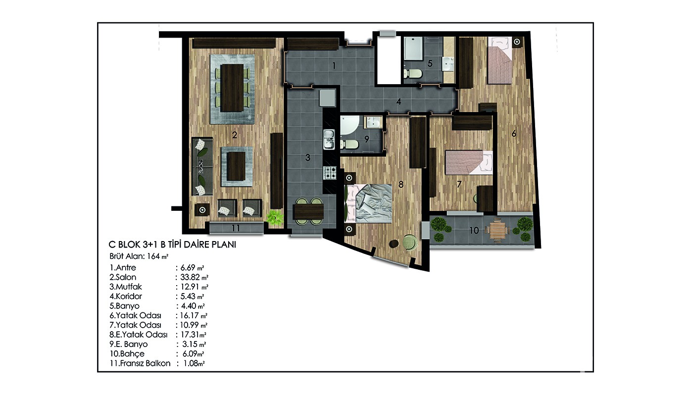 Sea and Islands View Istanbul Apartments in Nuvo Dragos in Maltepe - 24111