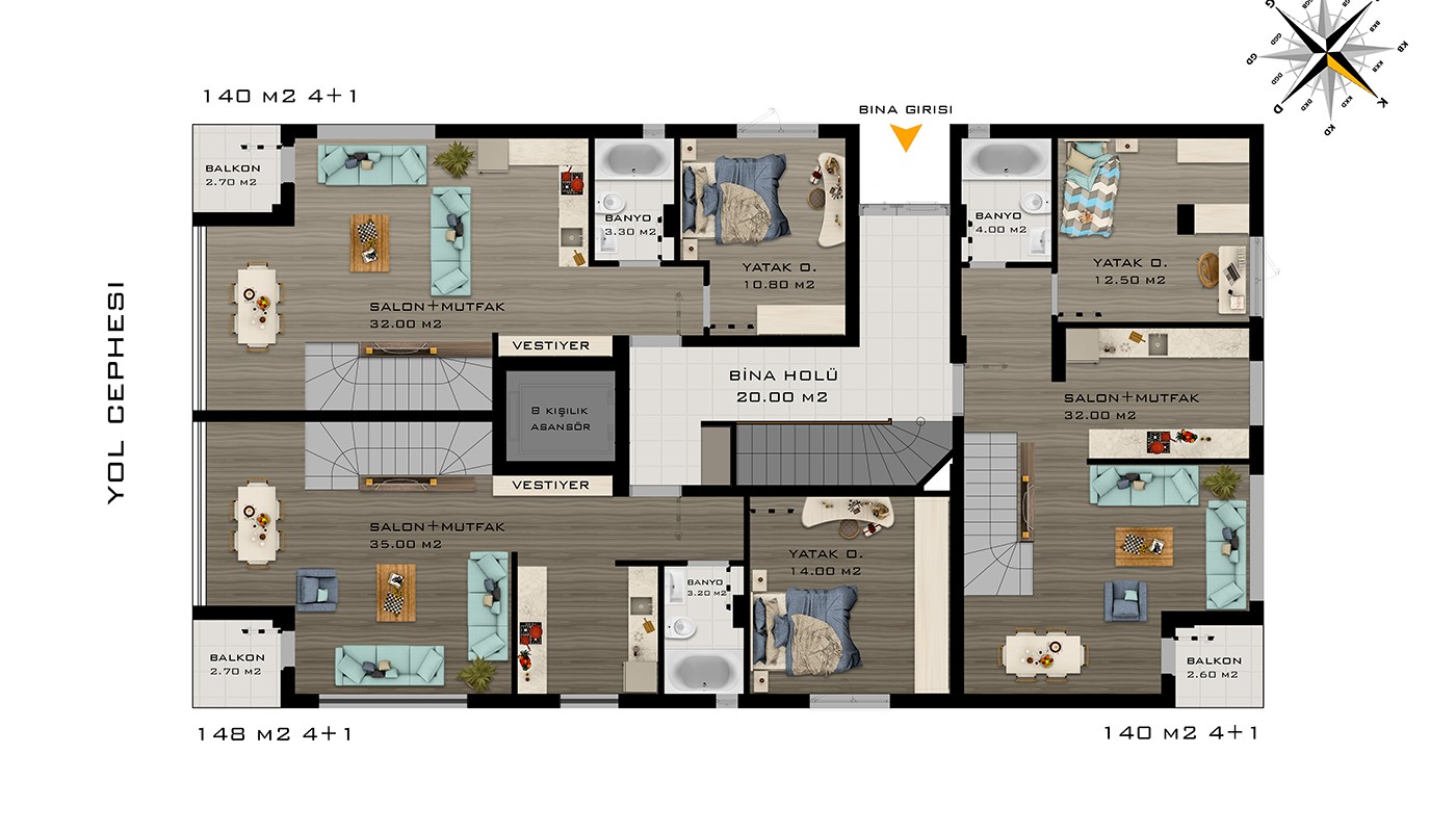 New Cozy Apartments Only 500 m to the Beach in Konyaaltı Antalya - 24209