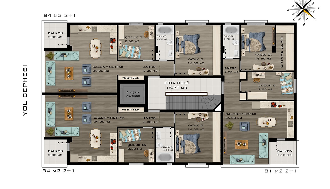 New Cozy Apartments Only 500 m to the Beach in Konyaaltı Antalya - 24210