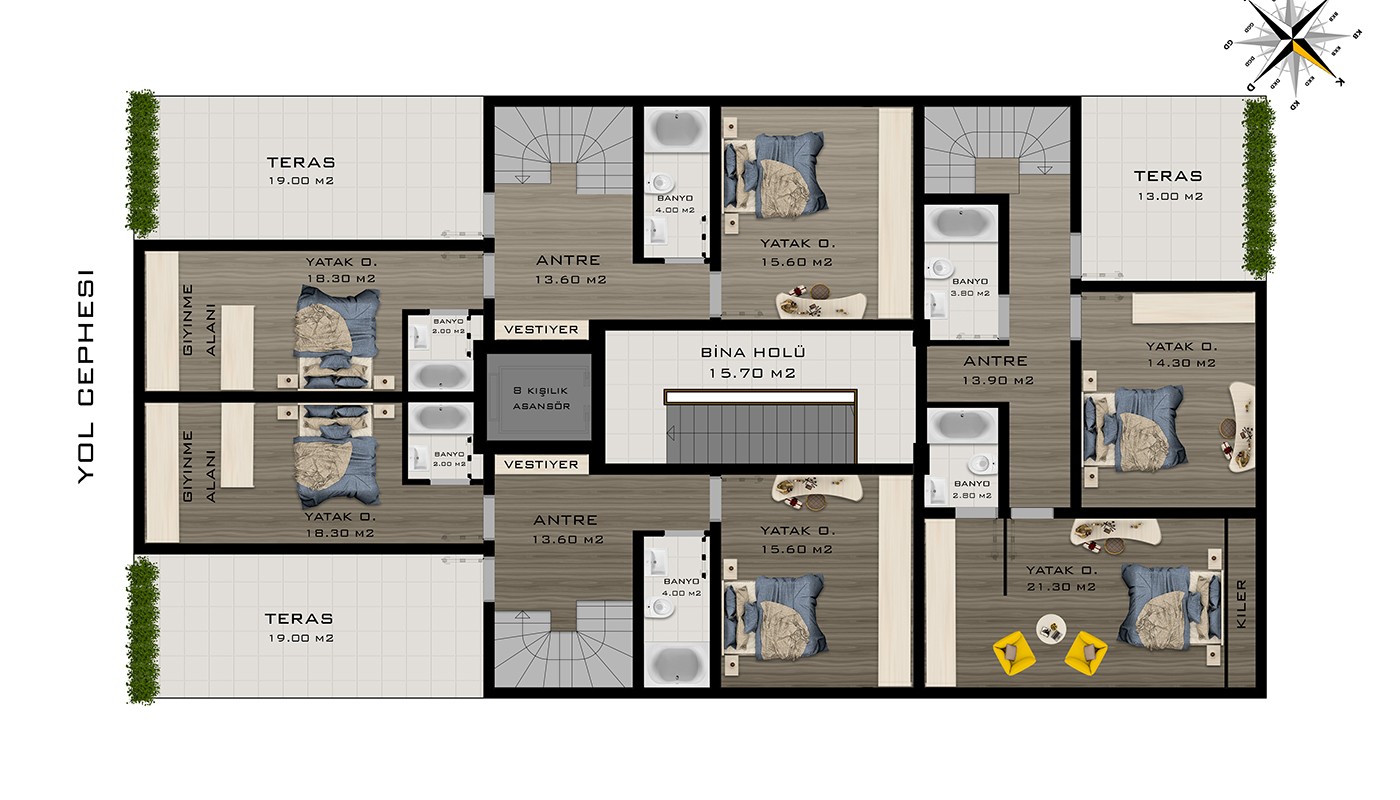 New Cozy Apartments Only 500 m to the Beach in Konyaaltı Antalya - 24212