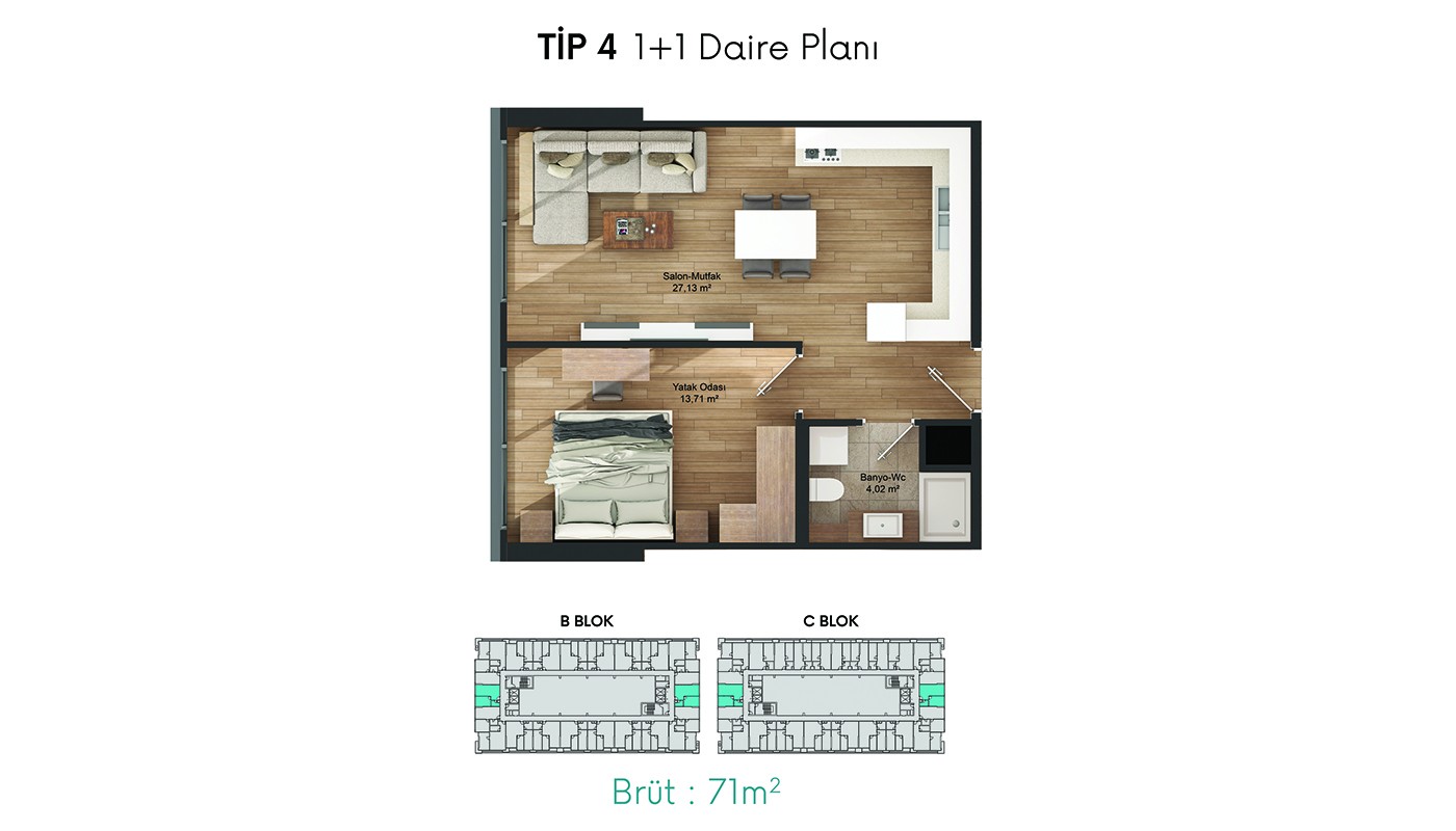 Affordably-Priced Investment Flats in Keleş Center in Küçükçekmece - 24255