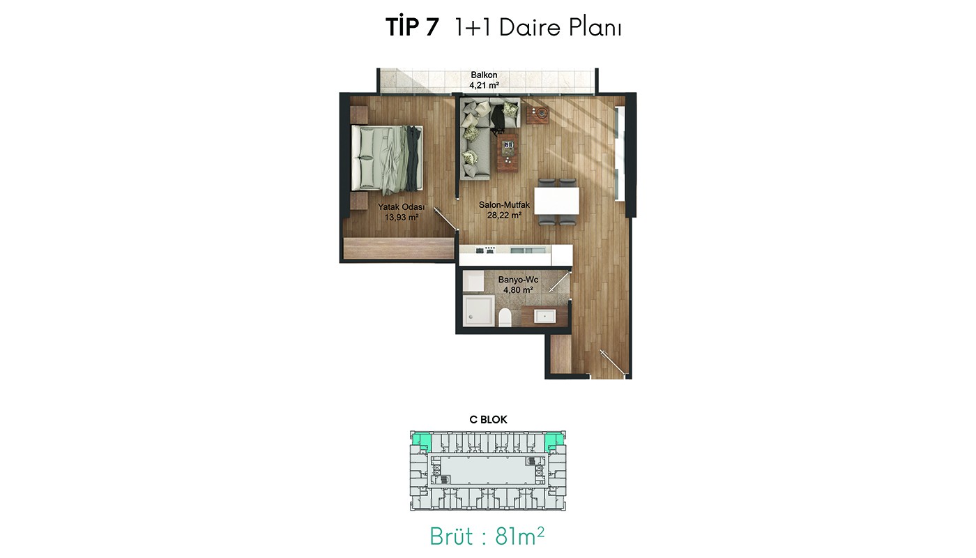 Affordably-Priced Investment Flats in Keleş Center in Küçükçekmece - 24256