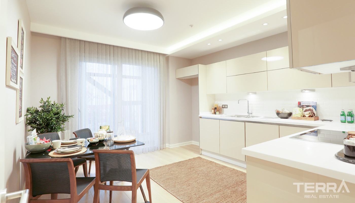 Affordably-Priced Investment Flats in Keleş Center in Küçükçekmece - 24265